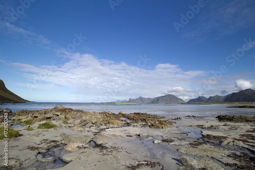 Yttersand Beach, Moskenesoy, Lofoten Islands, Norway