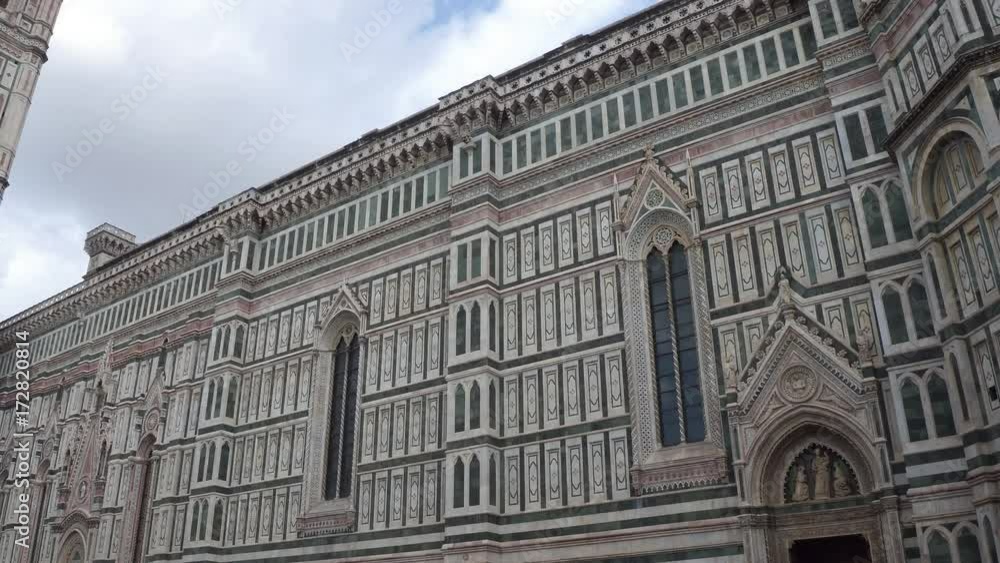 Cathedral of Santa Maria del Fiore in Florence on Duomo Square - biggest attraction in the city - Tuscany Cathedral of Santa Maria del Fiore in Florence on Duomo Square - biggest attraction in the city - Tuscany