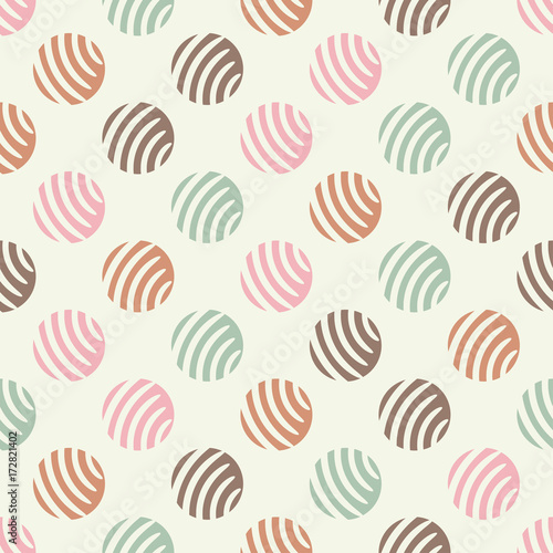 Polka dot seamless pattern. Textile rapport.