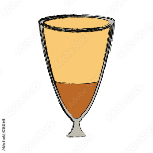 iced coffee vector illustration