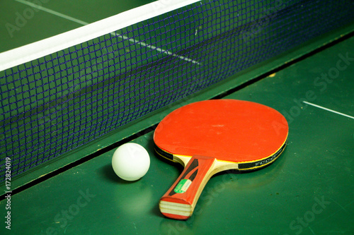Red Table Tennis Racket