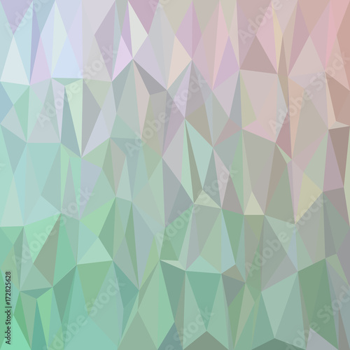 Geometric abstract triangle tile pattern background - polygon mosaic vector illustration from pastel colored triangles