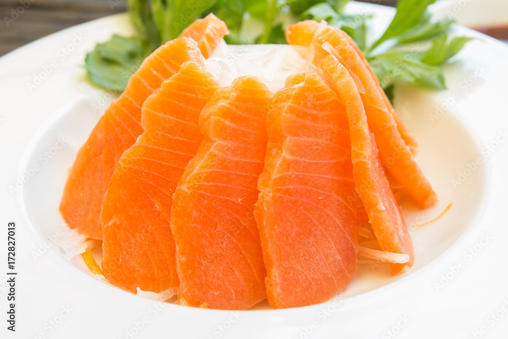 Sassimi salmon Sassimi salmon