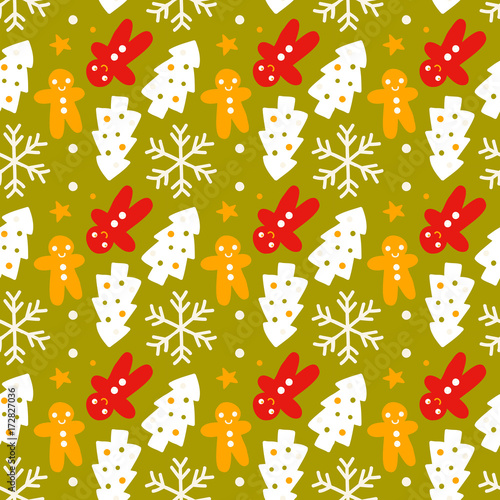 Christmas seamless patterns