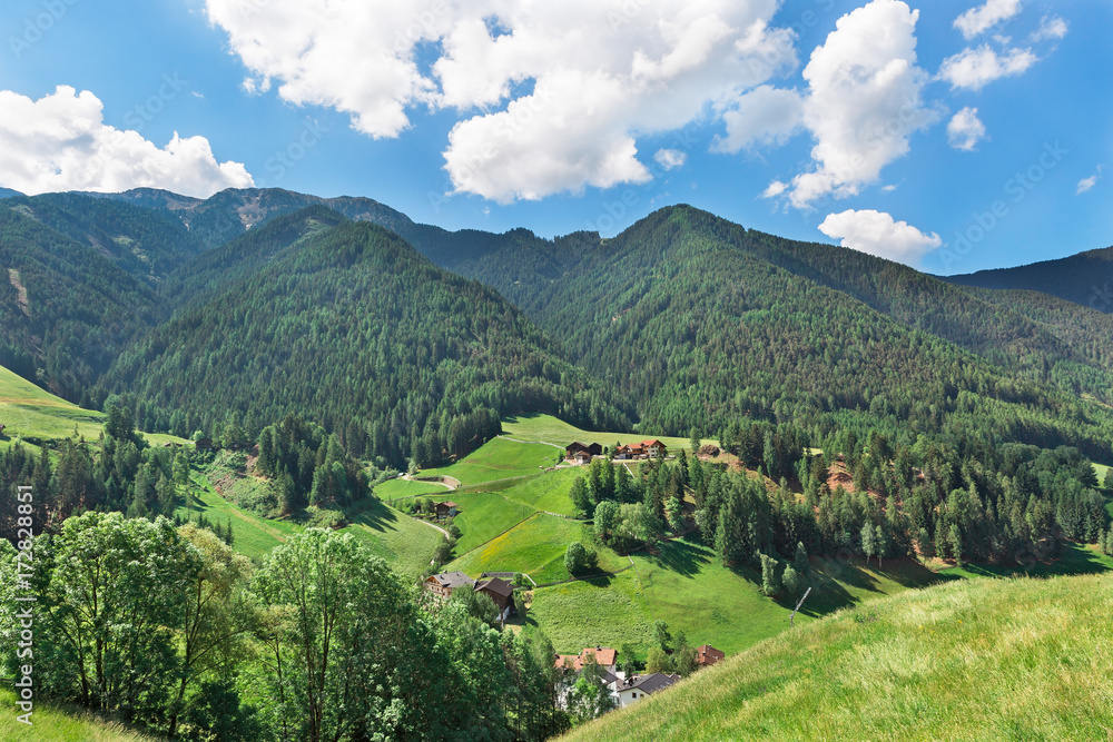 Fototapeta premium Village in the Dolomites