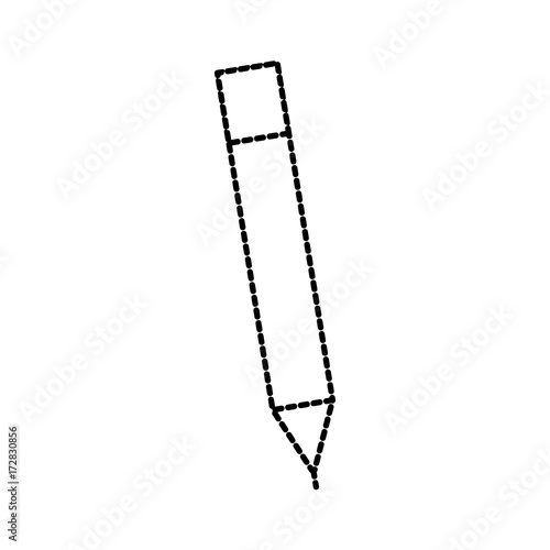 office pencil write wooden stationery tool vector illustration © Gstudio