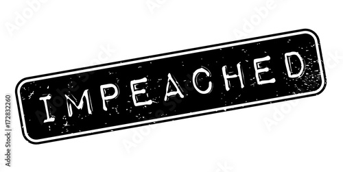 Impeached rubber stamp. Grunge design with dust scratches. Effects can be easily removed for a clean, crisp look. Color is easily changed.