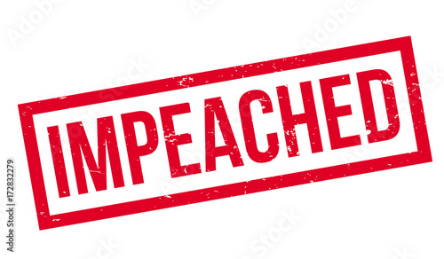 Impeached rubber stamp. Grunge design with dust scratches. Effects can be easily removed for a clean, crisp look. Color is easily changed.