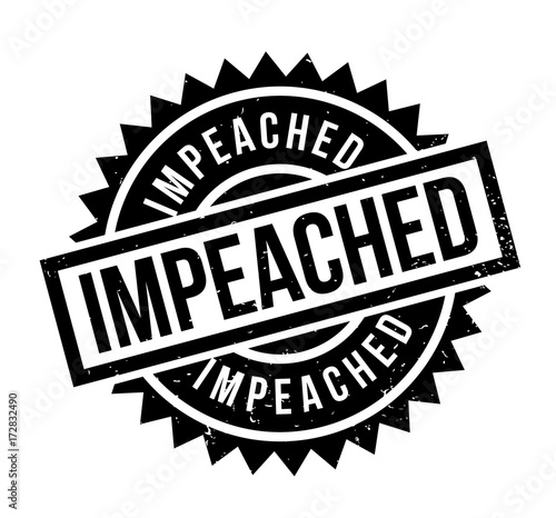 Impeached rubber stamp. Grunge design with dust scratches. Effects can be easily removed for a clean, crisp look. Color is easily changed.