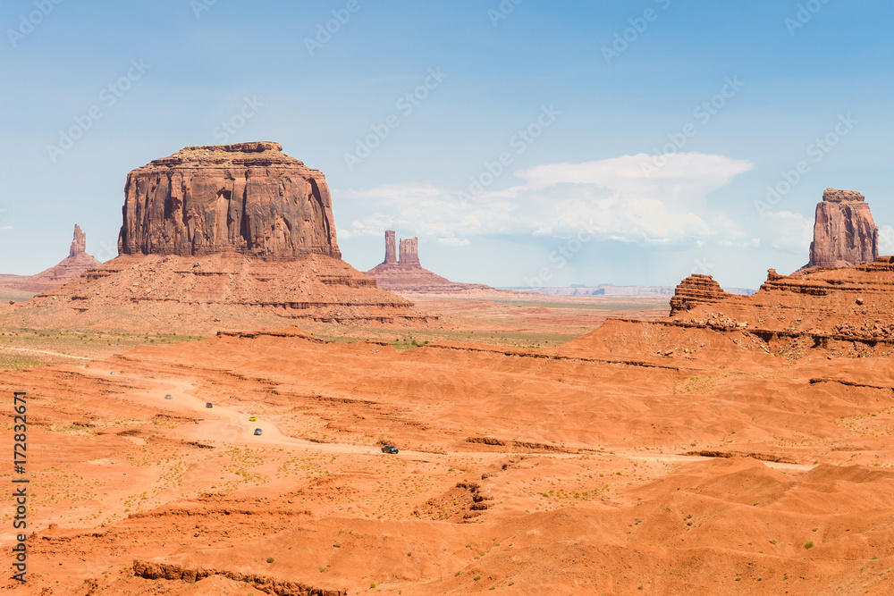 buttes rock landscape at monument valley, utah buttes rock landscape at monument valley, utah