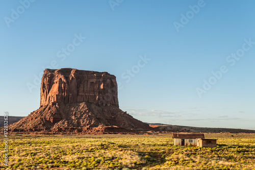 buttes rock landscape at monument valley, utah