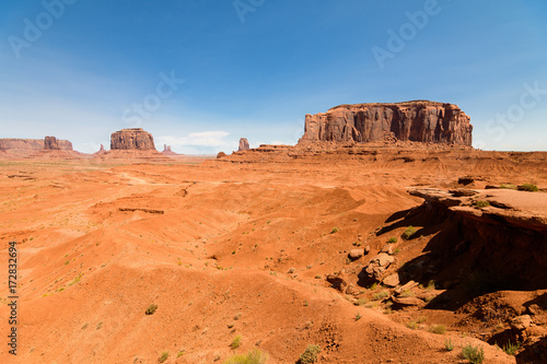 buttes rock landscape at monument valley, utah © jon_chica