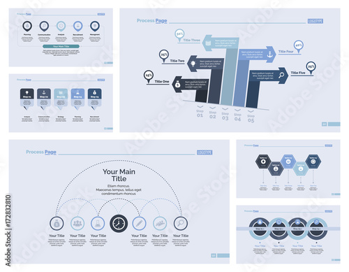 Six Banking Slide Templates Set