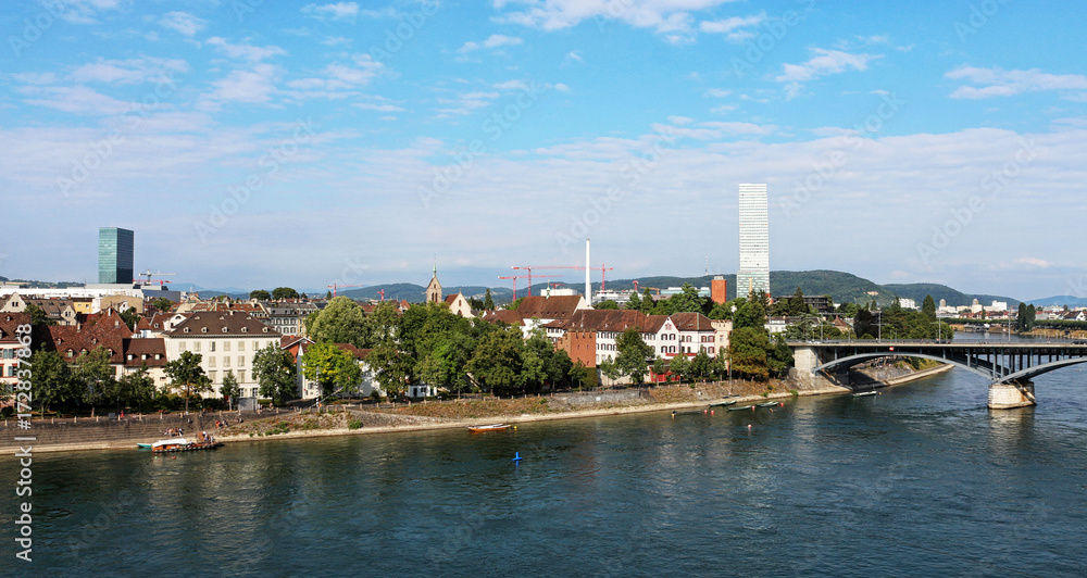 Fototapeta premium Panorama - Basel - Switzerland