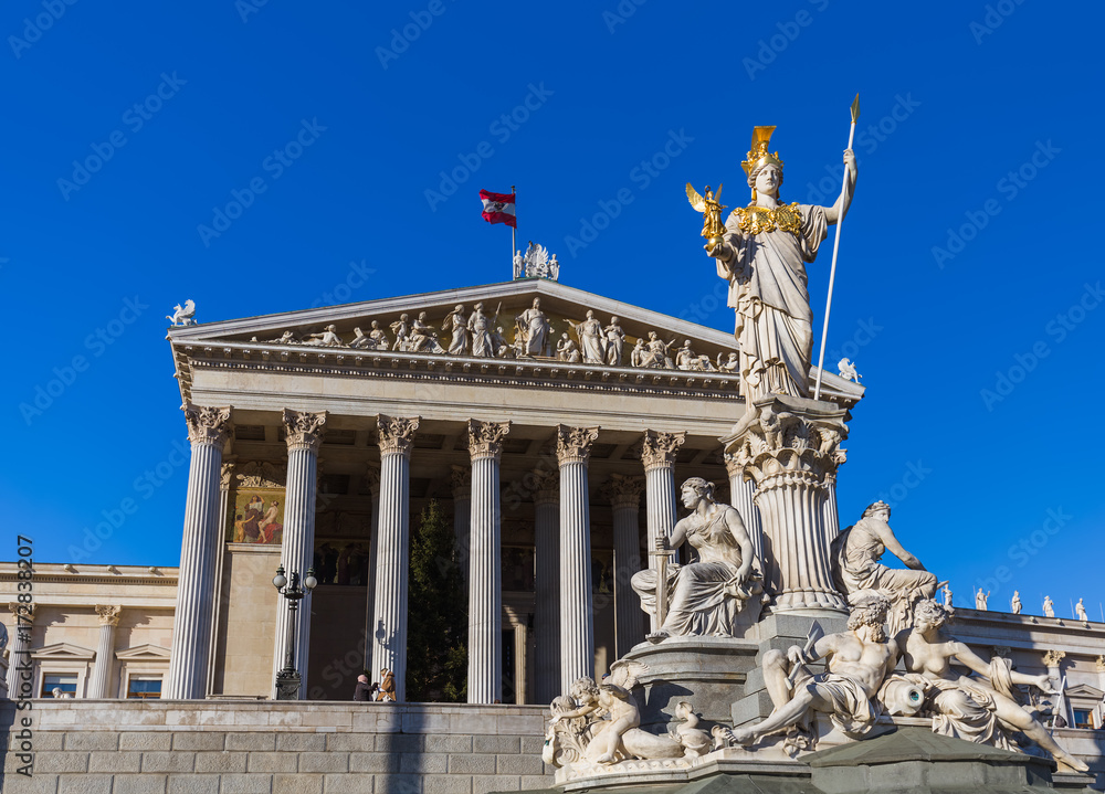 Parliament in Vienna Austria