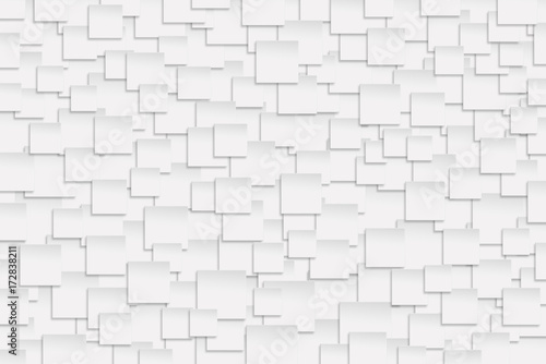 abstract white square pattern background