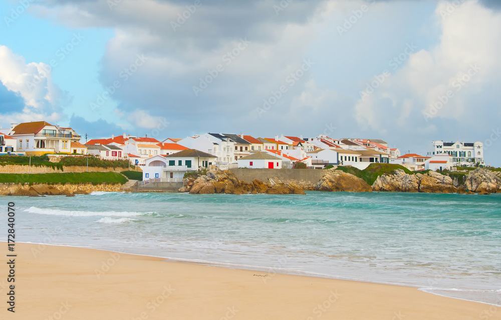 Portugese coastal town . Baleal Portugese coastal town . Baleal