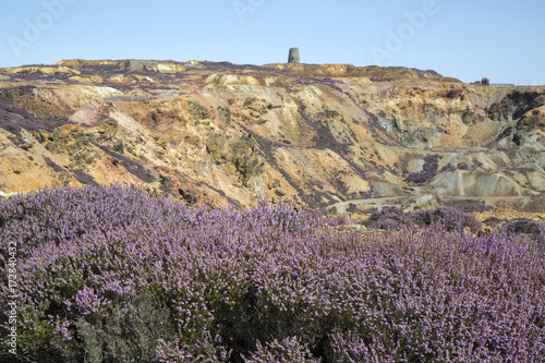 Parys Mountain Copper Mine; Amlwch; Anglesey; Wales
