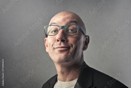 Photos Snob man wearing glasses