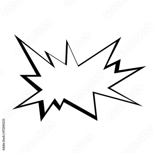 Comic bang template.Vector illustration.