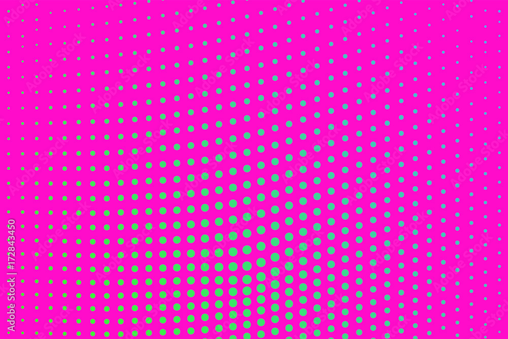 Gradient halftone dots background. Pop art template. Pink texture. Vector illustration Gradient halftone dots background. Pop art template. Pink texture. Vector illustration
