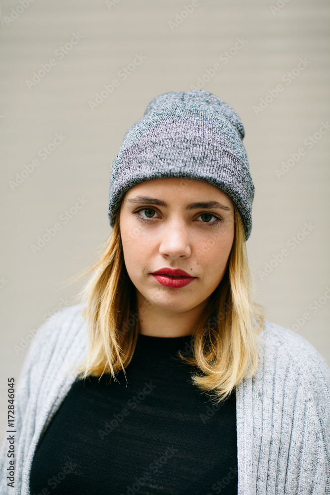 Portrait of a curvy woman Portrait of a curvy woman
