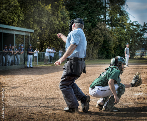 Canvastavla Umpire calling player out