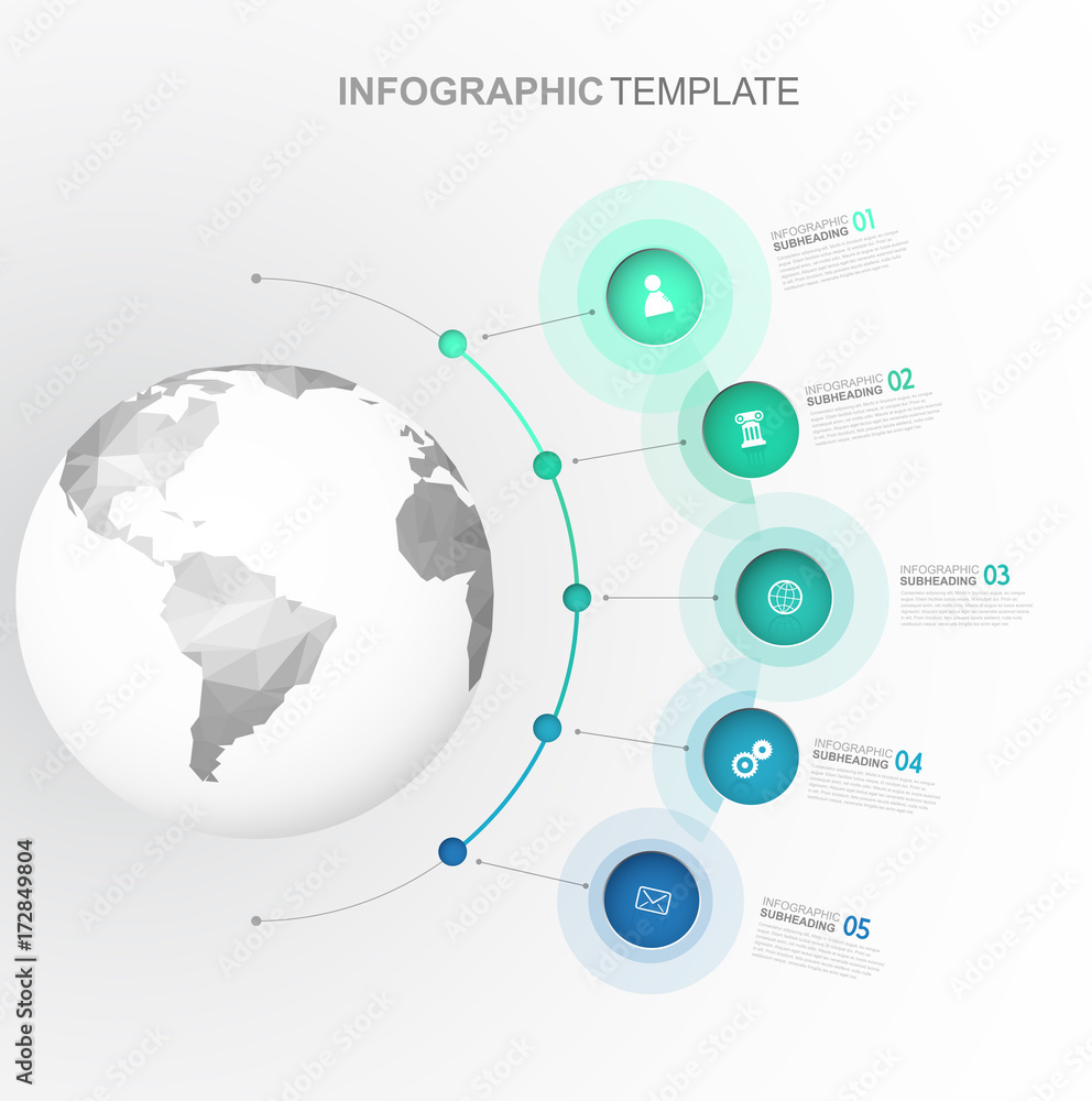 Infographic startup milestones time line vector template. Infographic startup milestones time line vector template.