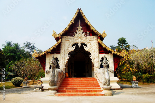 Wat Phaya Wat temple in Nan, Thailand © tuayai