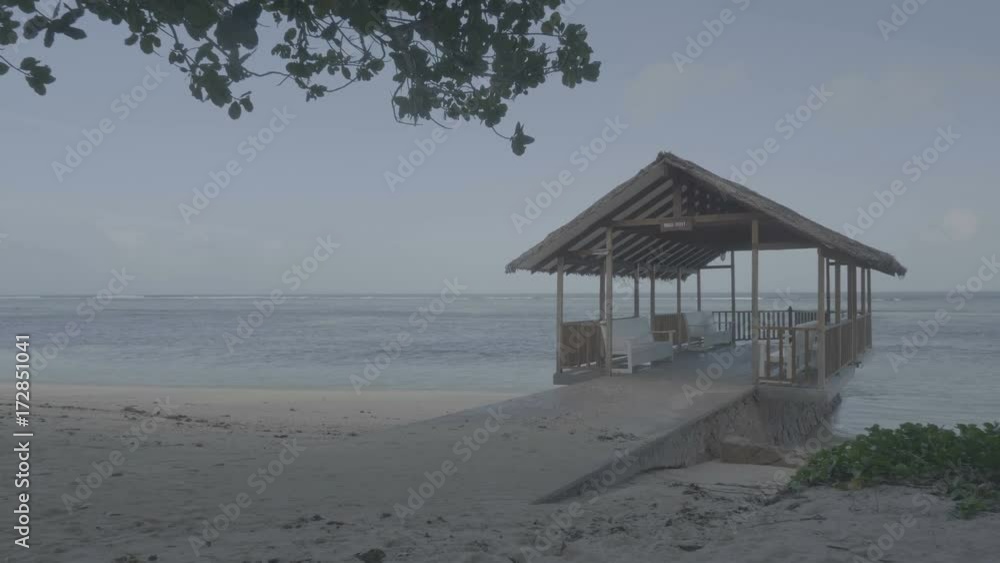 Small Hut near Beach in La Digue Seychelles Small Hut near Beach in La Digue Seychelles
