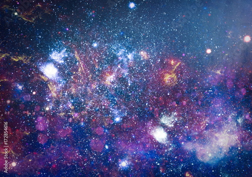Nebula and galaxies in space. Elements of this image furnished by NASA.
