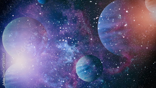 Fototapeta Naklejka Na Ścianę i Meble -  Planet - Elements of this Image Furnished by NASA 