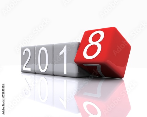 Felice Anno Nuovo 2018 - 3D