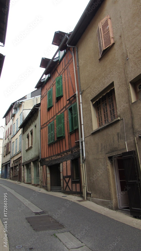 Centre-ville de Tulle en Corrèze