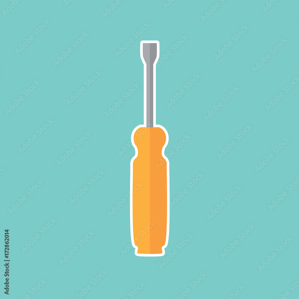 screwdriver icon- vector illustration screwdriver icon- vector illustration