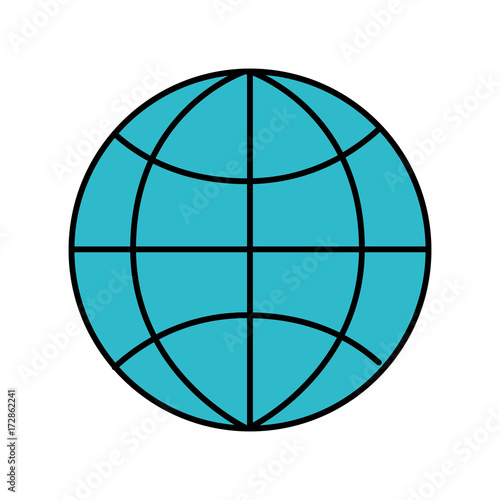 global world connection business work network vector illustration
