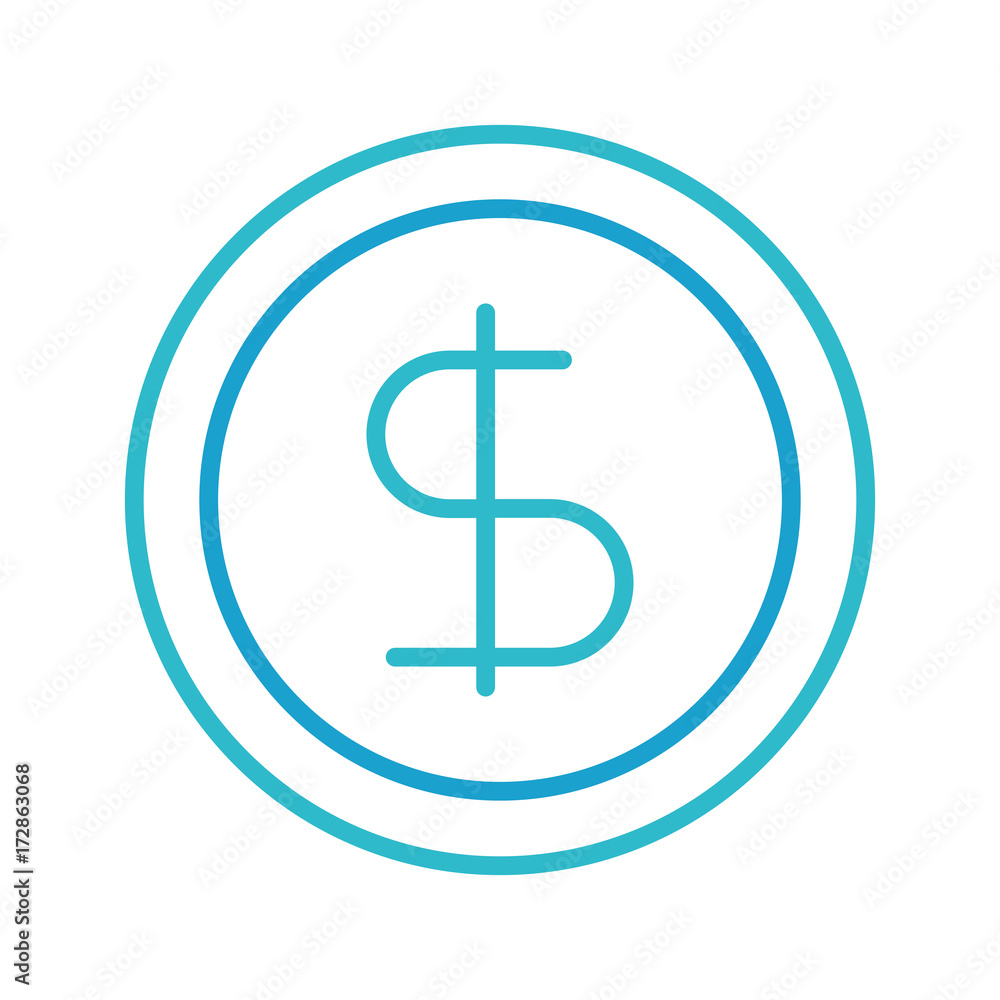 business coin money currrency banking vector illustration business coin money currrency banking vector illustration