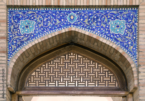Gate of a mosque in Tashkent