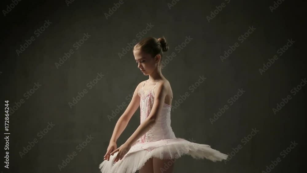 Young Ballerina Posing In Studio Young Ballerina Posing In Studio