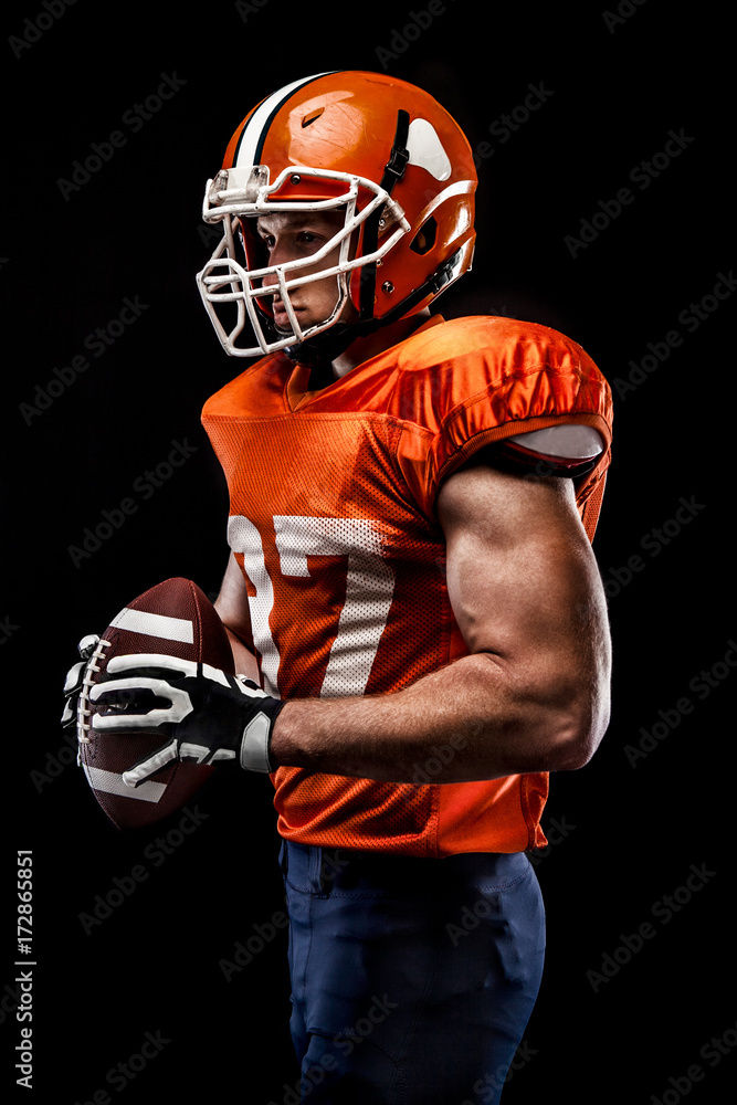 American football sportsman player