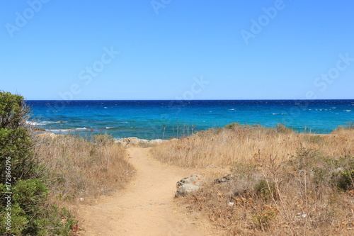 Fototapeta Naklejka Na Ścianę i Meble -  Sommerzeit auf Korsika - die Küste und das Meer