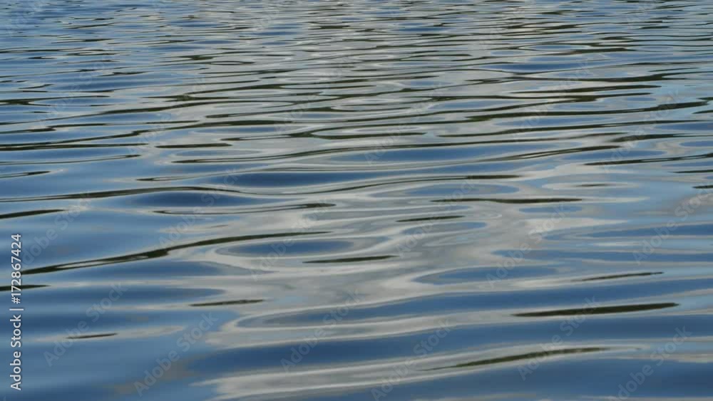 Close up of the calm blue water of a lake. Close up of the calm blue water of a lake.