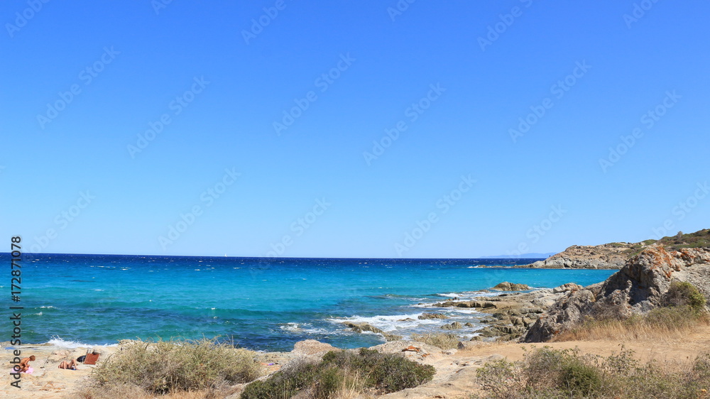 Panoramablick - Küste von Korsika