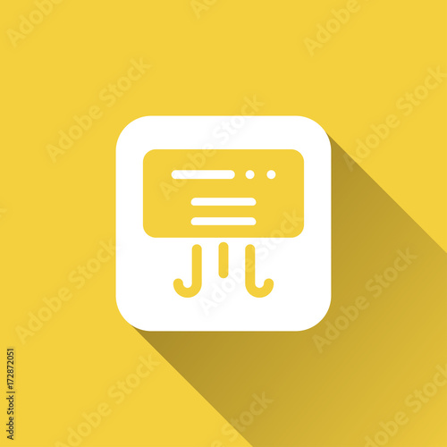 flat Air conditioner icon