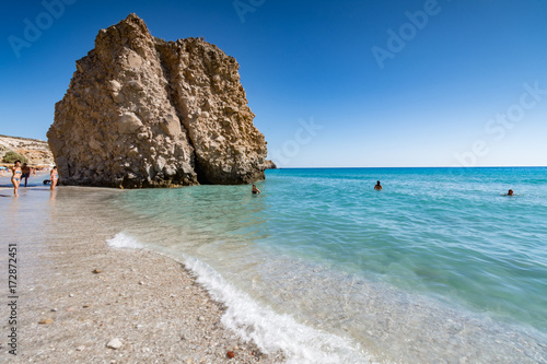 La spiaggia di Firiplaka a Milos  arcipelago delle isole Cicladi GR