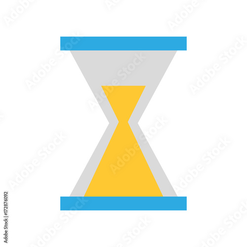 Free Download business hourglass time countdown hour vector illustration - GFXLoad