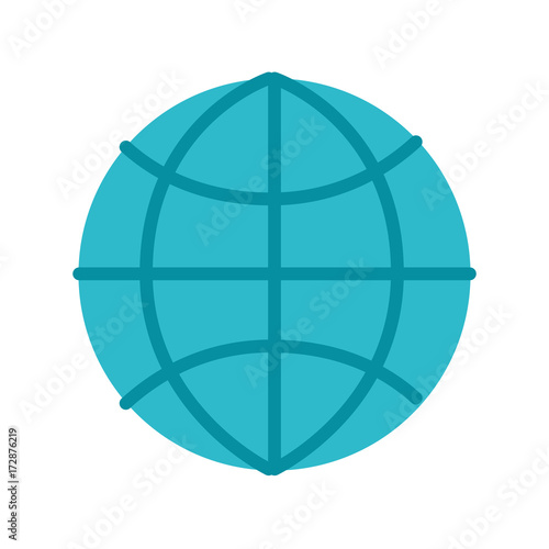 global world connection business work network vector illustration