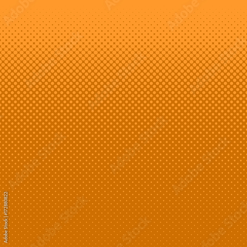 Geometric halftone dot pattern background - vector graphic design from circles in varying sizes