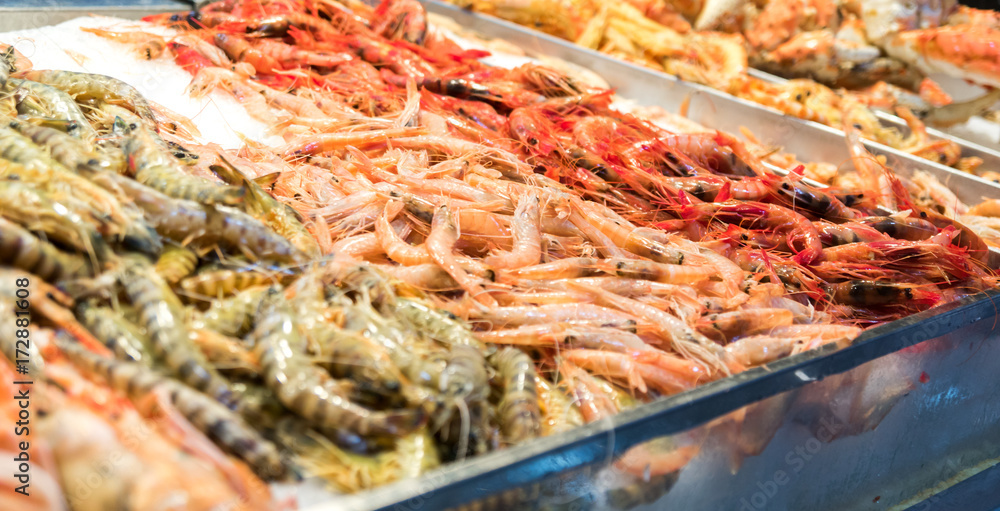 fresh fish market in Canary Islands, Spain