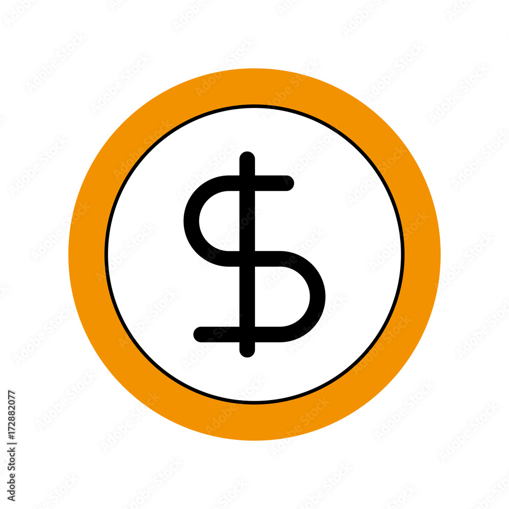 business coin money currrency banking vector illustration business coin money currrency banking vector illustration